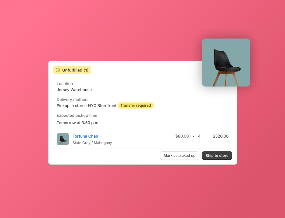 Pickup in Store Extensibility